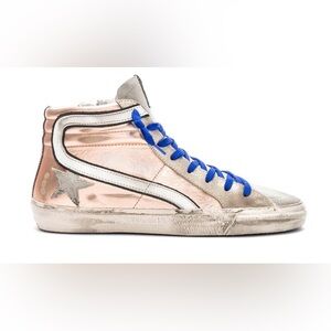 Golden Goode Slides High-Top Sneakers Fantastic Condition